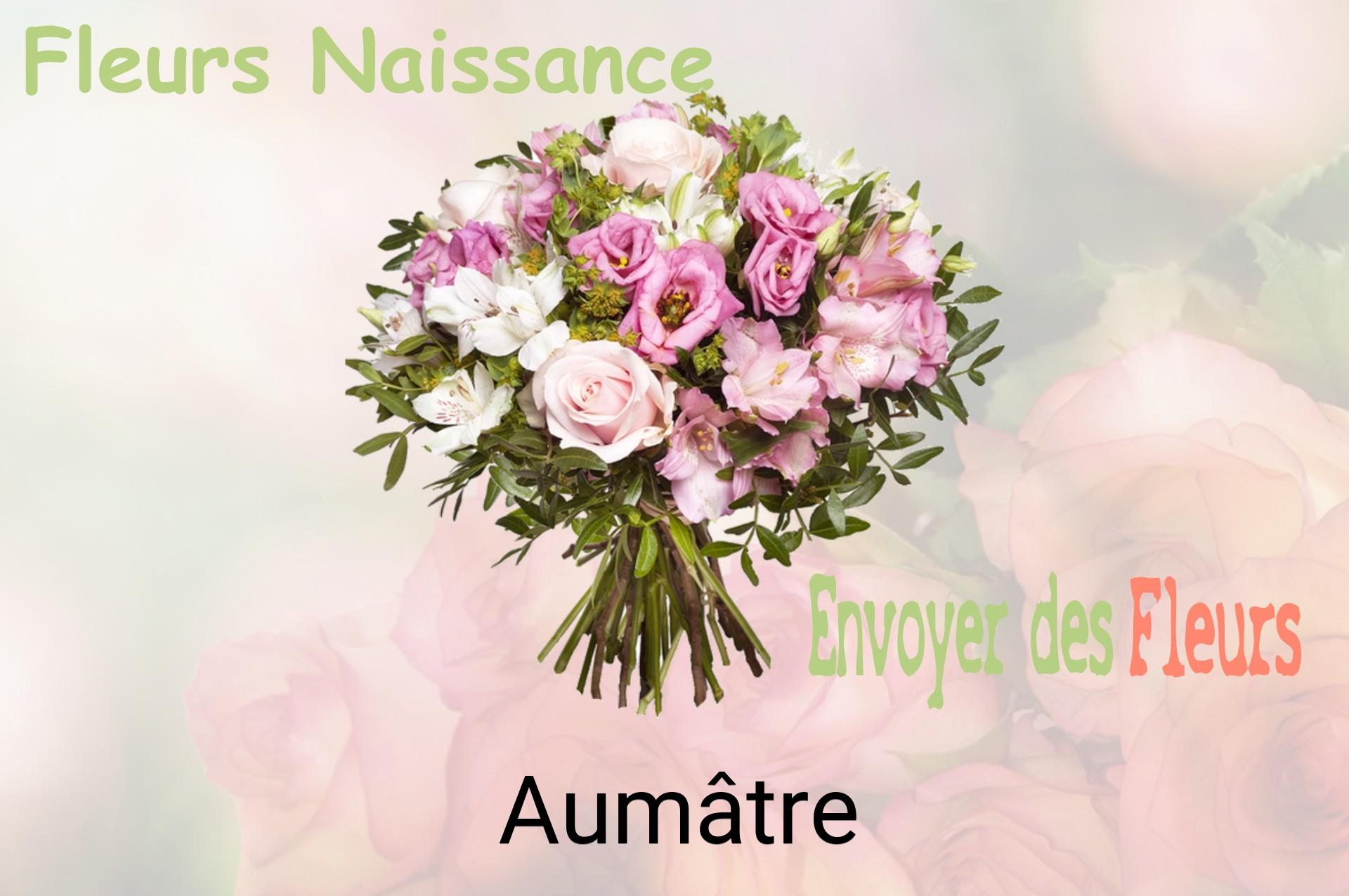 Bouquet de fleurs de naissance livré à Aumâtre